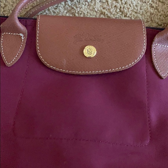 Longchamp maroon bag - Picture 2 of 2
